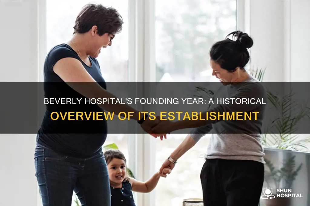 when was beverly hospital founded