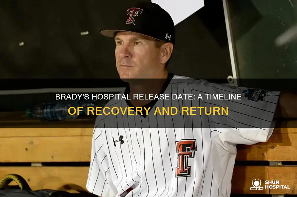 when was brady released from the hospital