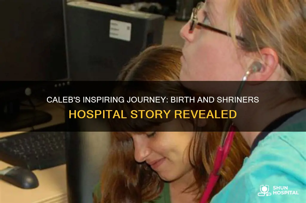 when was caleb from shriners hospital born