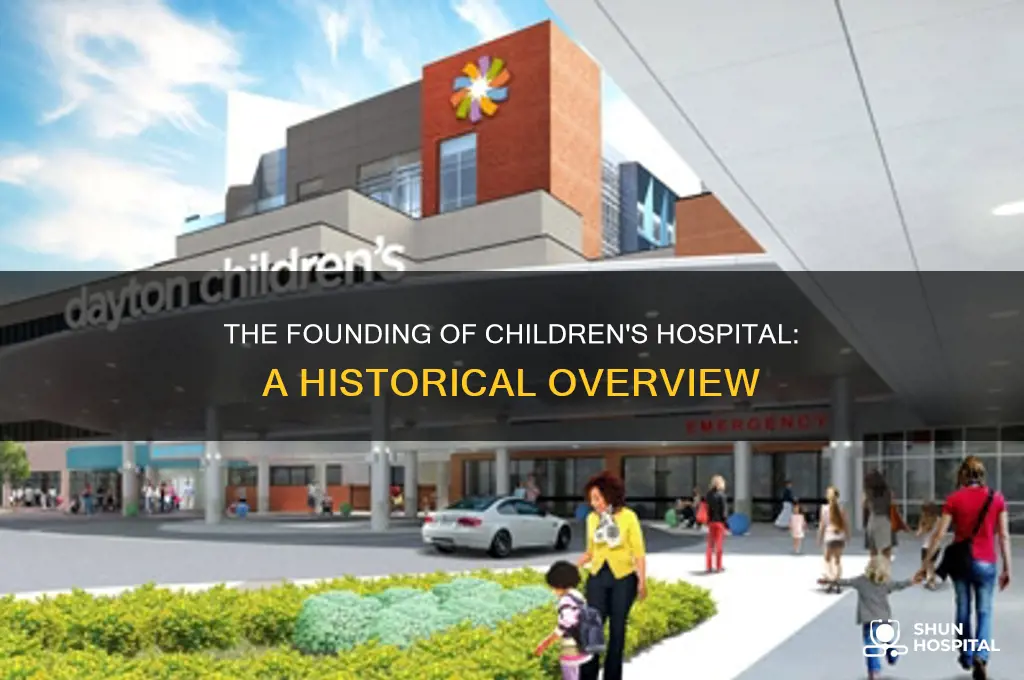 when was childrens hospital founded