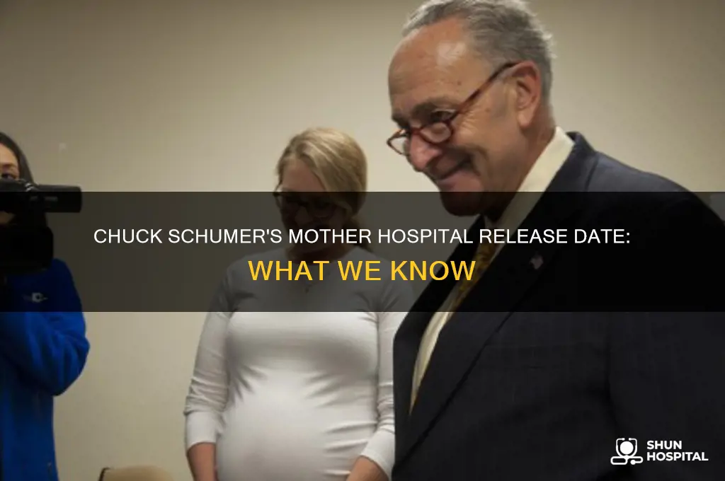 when was chuck schumer mother released from the hospital
