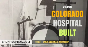 Exploring the History: When Was Colorado Hospital Built?