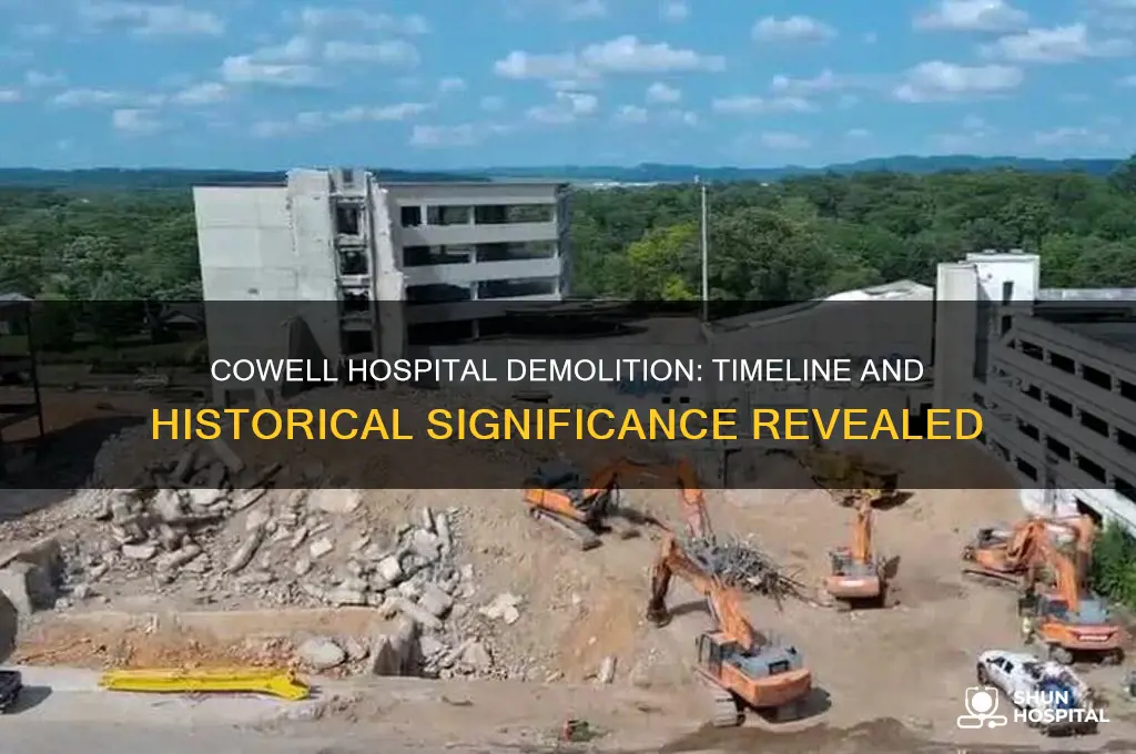 when was cowell hospital demolition