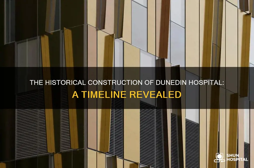 when was dunedin hospital built