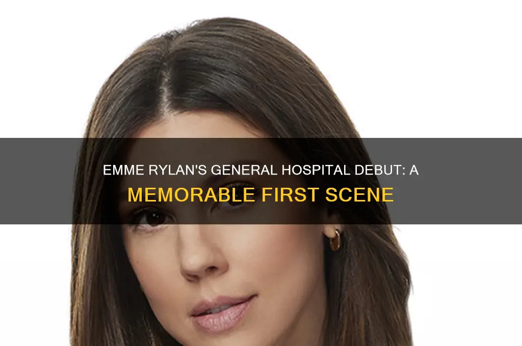 when was emme rylan first scene on gneral hospital