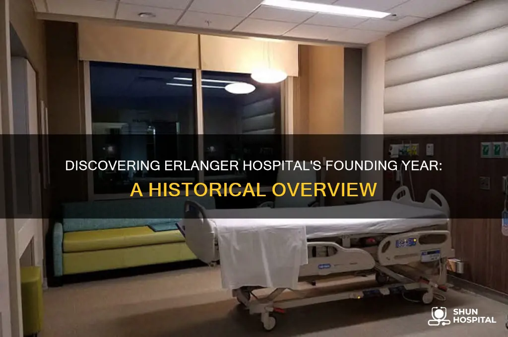 when was erlanger hospital founded