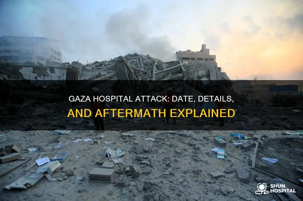 when was gaza hospital attacked