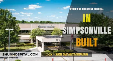 Hillcrest Hospital Simpsonville: Uncovering the Year of Its Construction