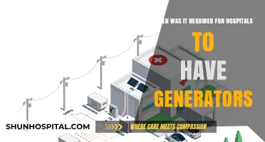 When Did Hospitals Mandate Backup Generators for Emergency Power?