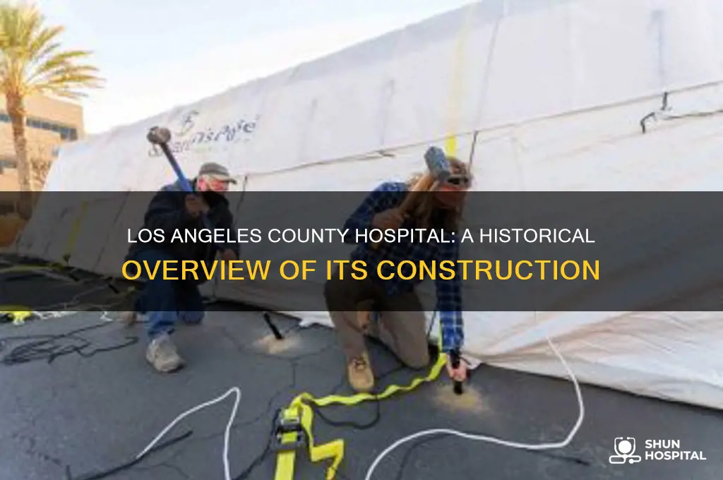 when was los angeles county hospital built