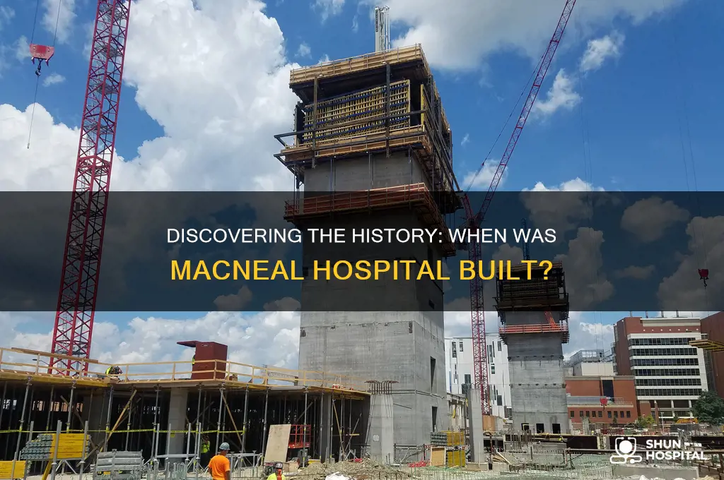 when was macneal hospital built