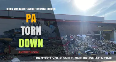 Maple Avenue Hospital Dubois PA Demolition: A Historical Overview