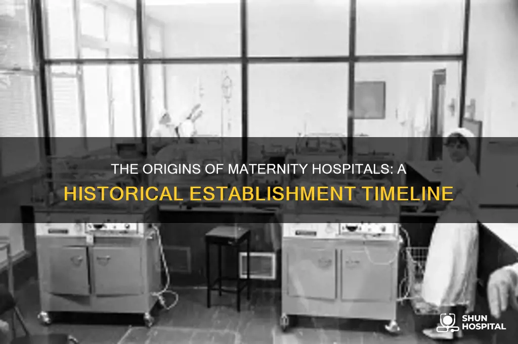 when was maternity hospital established