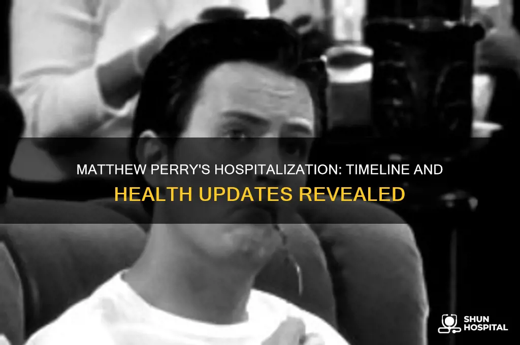 when was matthew perry hospitalized
