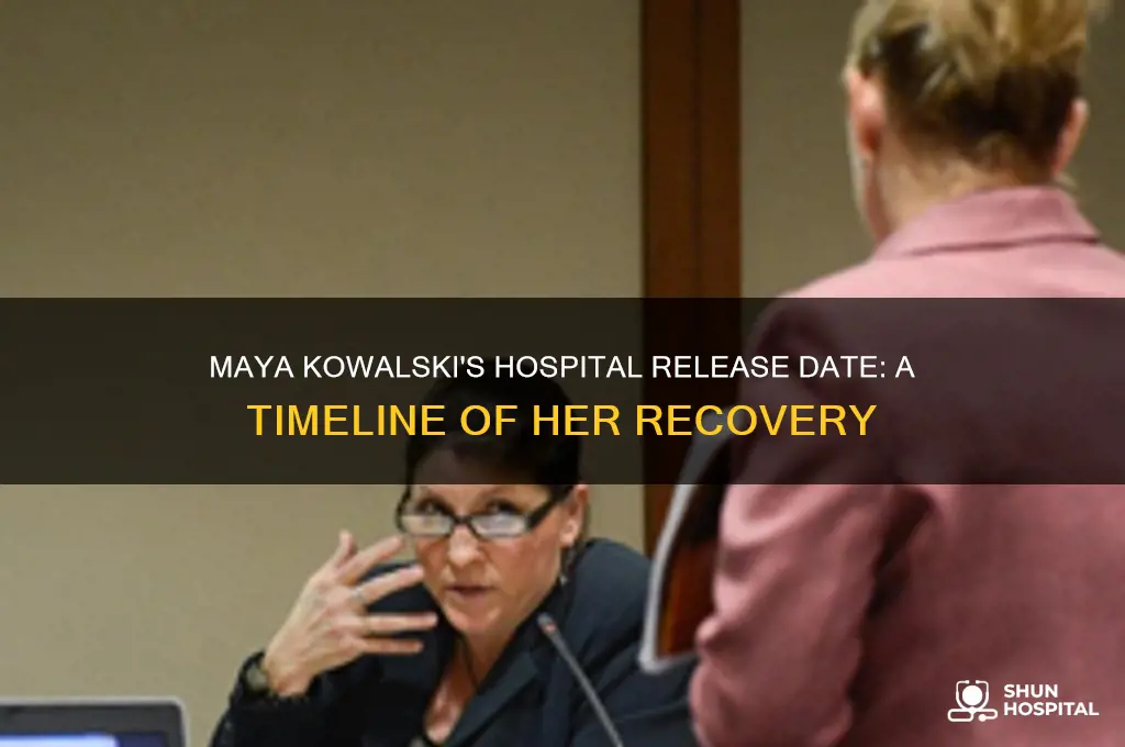 when was maya kowalski released from hospital