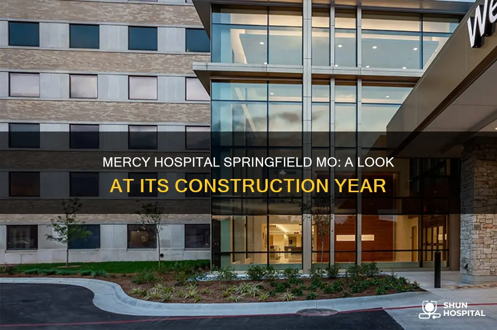 when was mercy hospital built springfield mo