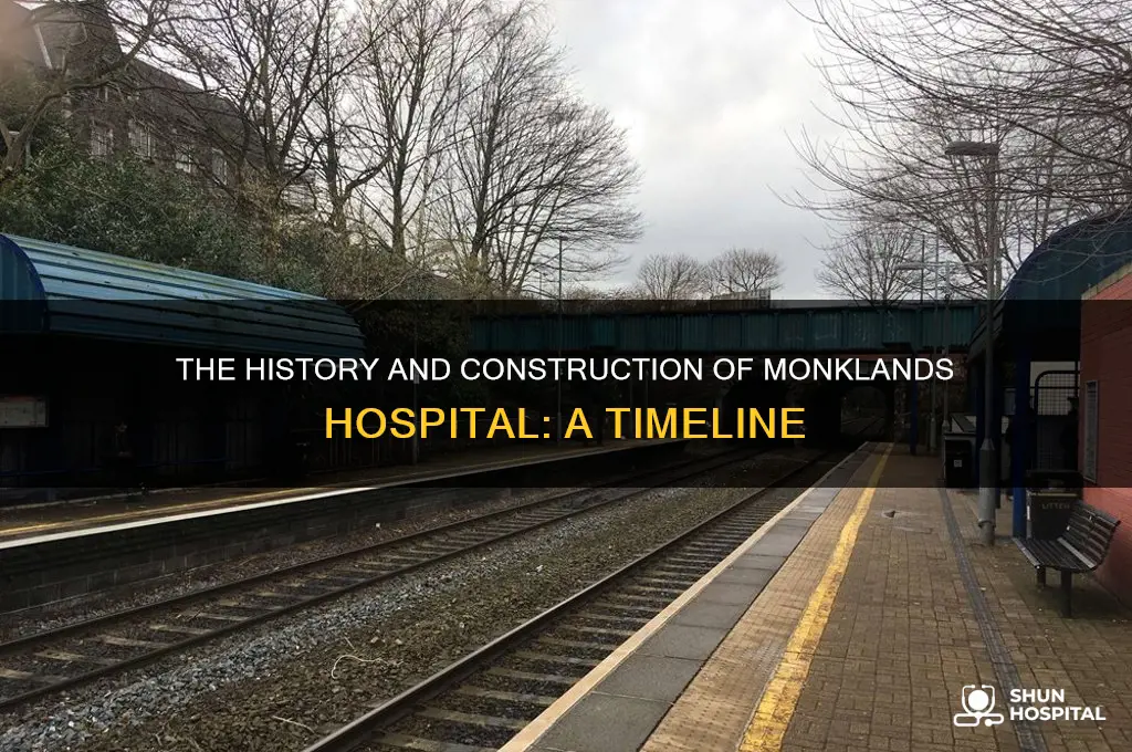 when was monklands hospital built