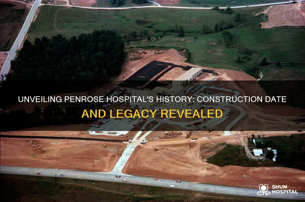 when was penrose hospital built