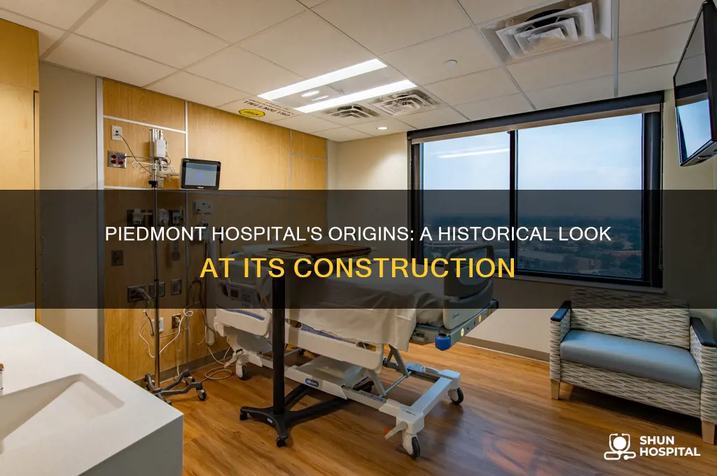 when was piedmont hospital built