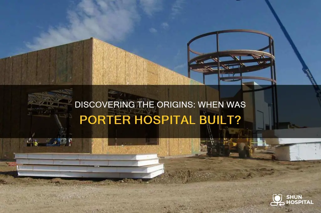 when was porter hospital built