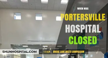 The Closure of Portersville Hospital: A Timeline and Impact