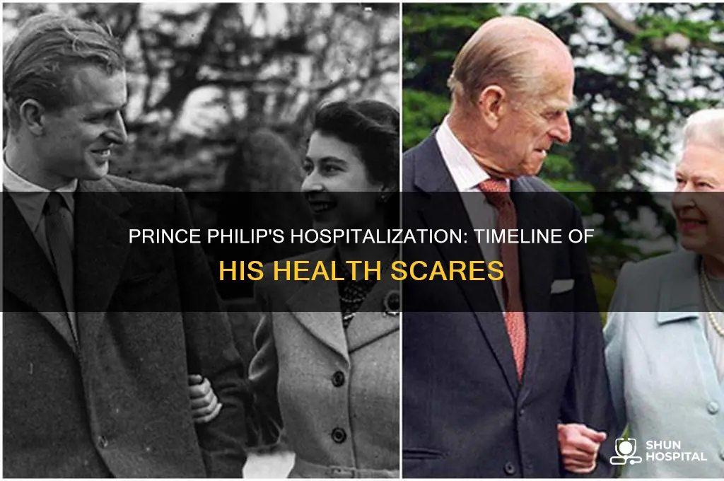 when was prince philip admitted to hospital