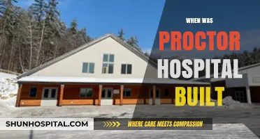 Discovering the Origins: When Was Proctor Hospital Built?