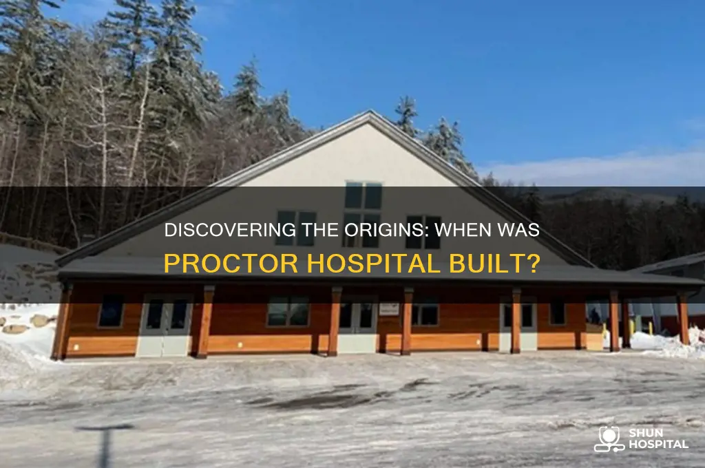 when was proctor hospital built