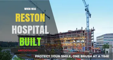 The History of Reston Hospital: Construction Date and Origins