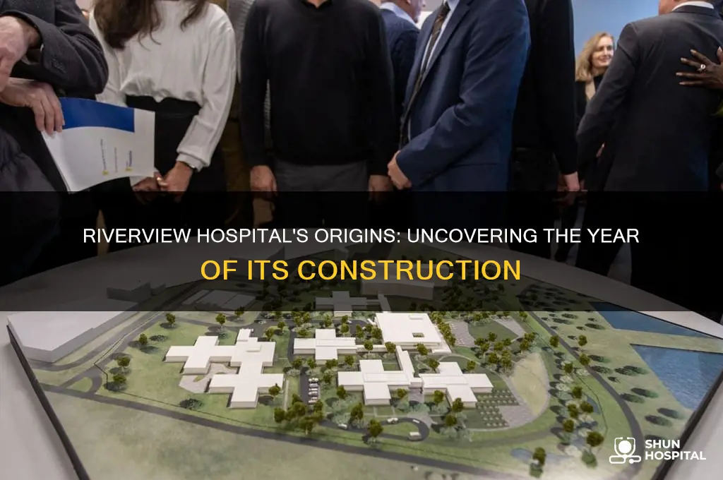 when was riverview hospital built