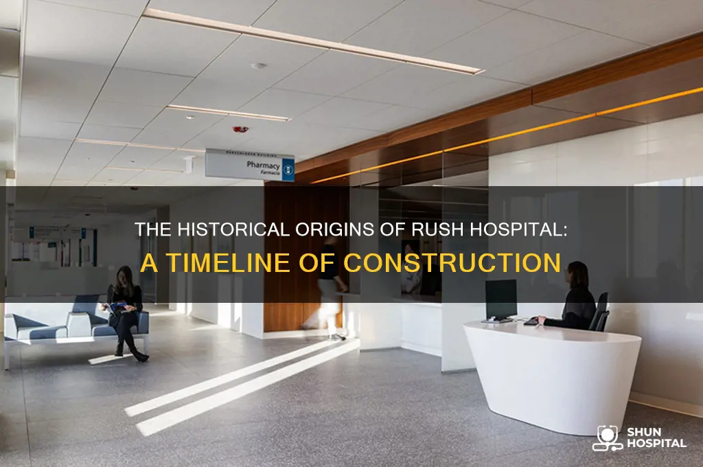 when was rush hospital built