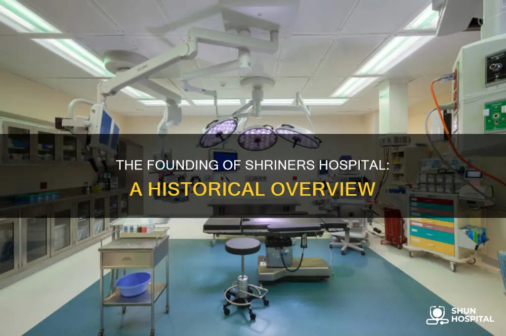 when was shriners hospital established