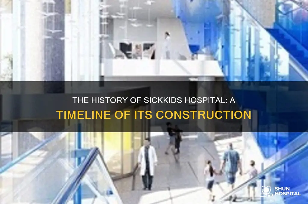 when was sickkids hospital built