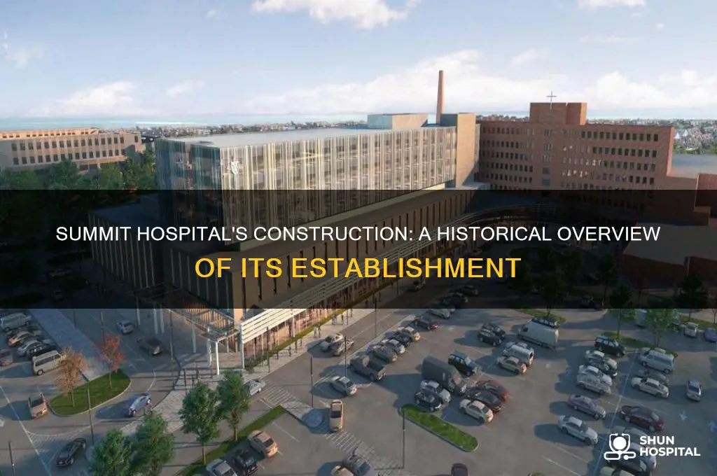 when was summit hospital built