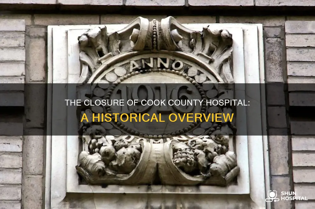 when was the cook county hospital closed