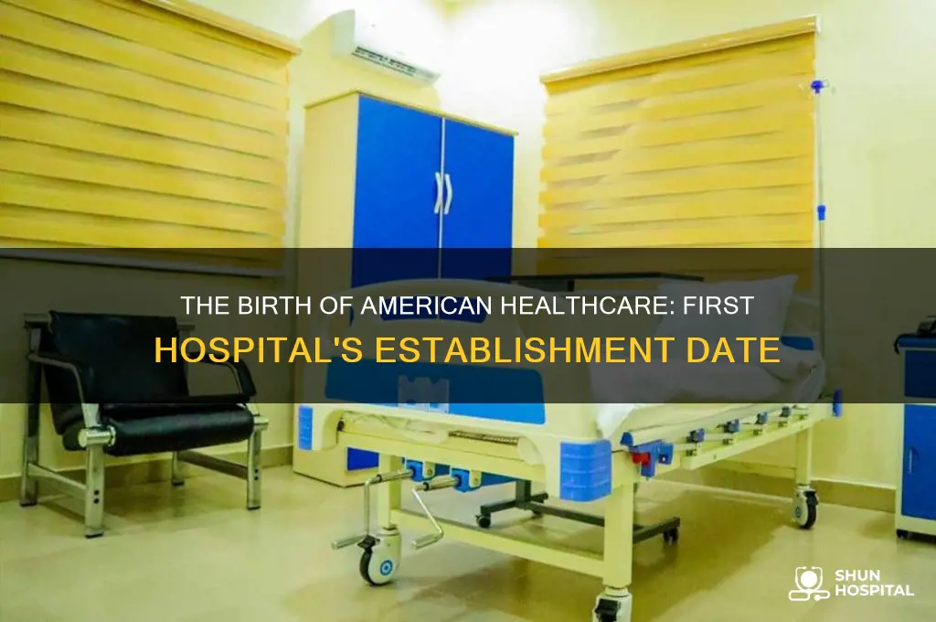 when was the first american hospital established