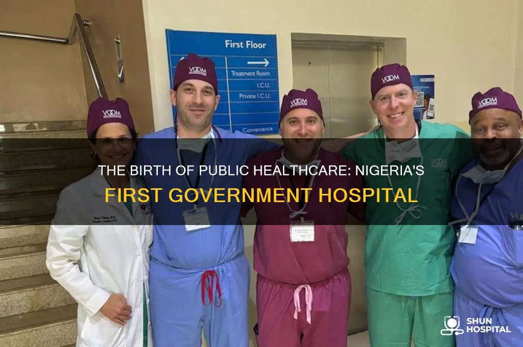 when was the first government hospital built in nigeria