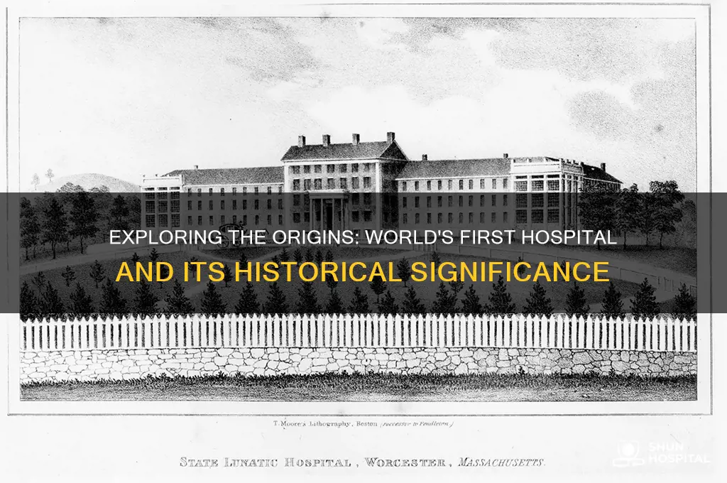 when was the first hospital opened in the world