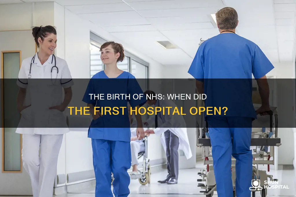 when was the first nhs hospital opened