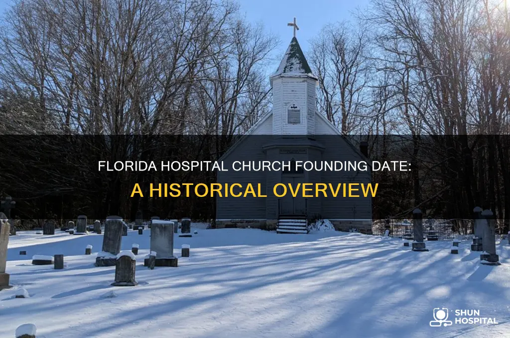 when was the florida hospital church founded