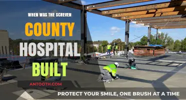 Screven County Hospital: A Historical Look at Its Construction Year