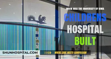 University of Iowa Children's Hospital: A Look at Its Construction Year