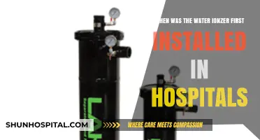 The Pioneering Installation of Water Ionizers in Hospitals: A Historical Overview