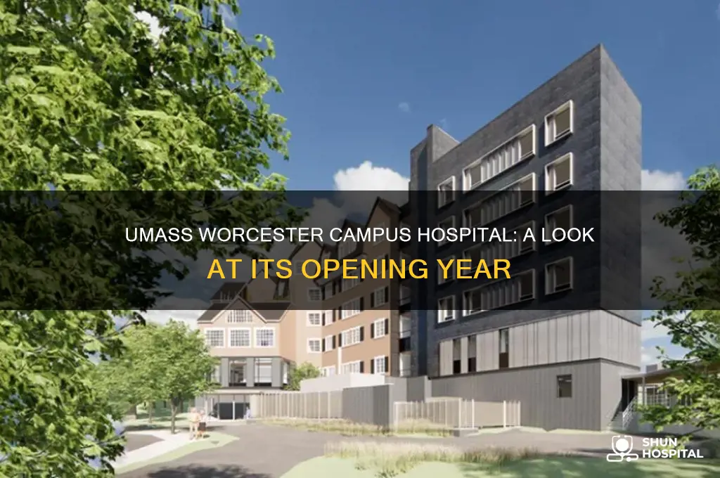 when was umass university campus hospital in worcester opened