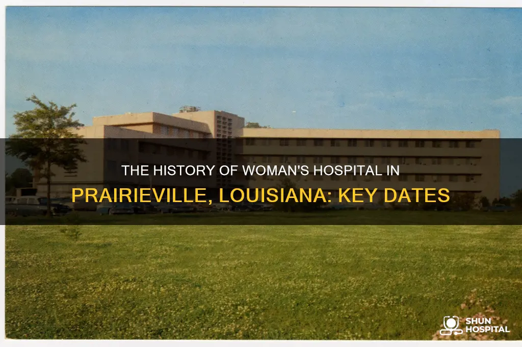 when was womans hospital of prairieville louisiana