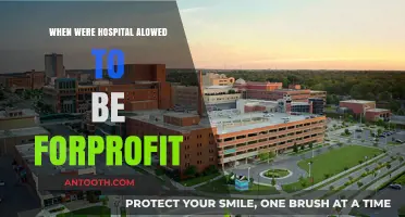 When Did Hospitals Shift to For-Profit Models in Healthcare?