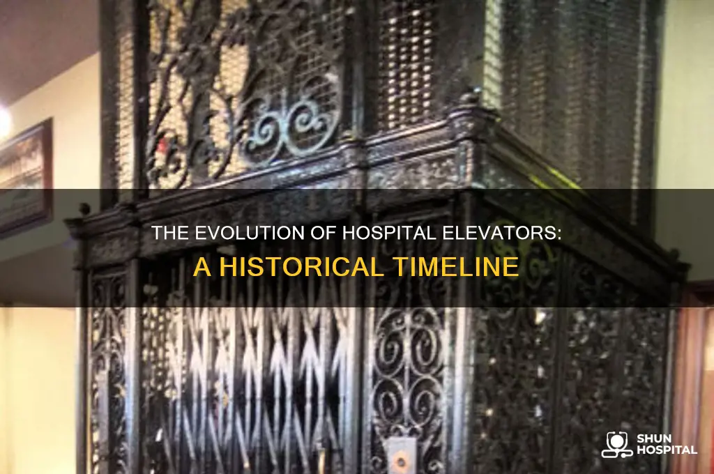 when were hospital elevators invented