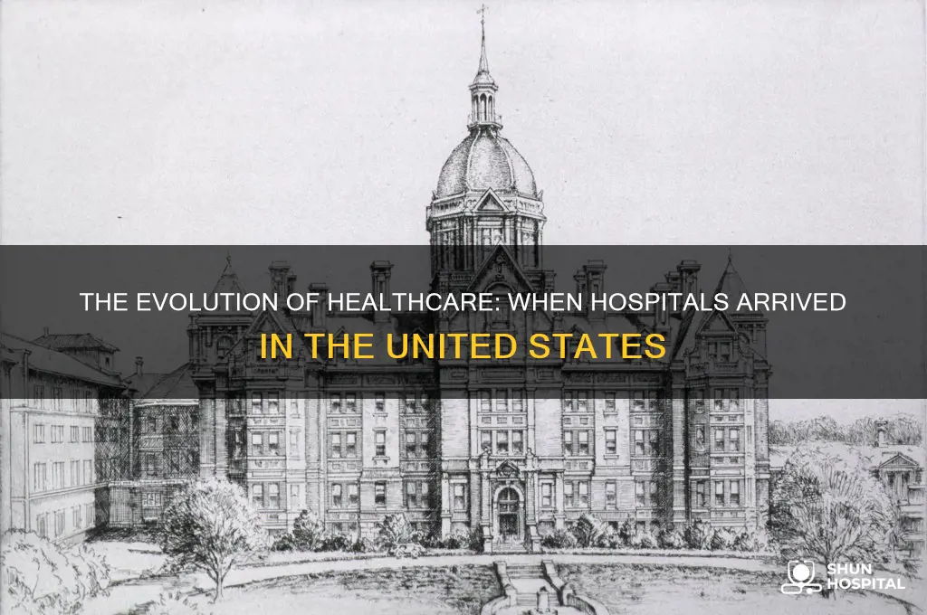 when were hospitals introduced to the us