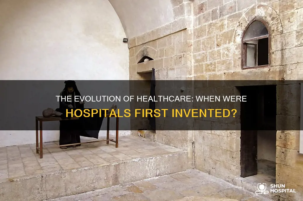 when were hospitals invented