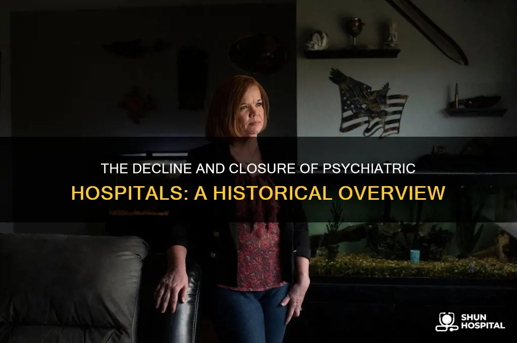 when were psychiatric hospitals closed